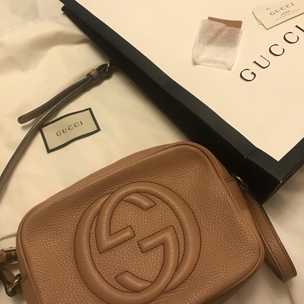 Gucci Soho Disco Tan Crossbody